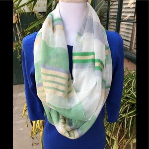 Lou Lou Striped infinity Scarf